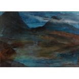 Property of a gentleman - Norman Rechter (20th century) - GLENCOE, A HIGHLAND LANDSCAPE -