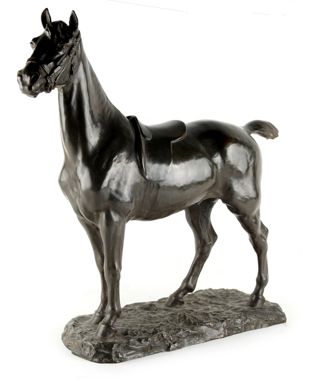 Property of a gentleman - Godefroid Devreese (1861-1941) - 'L'ETALON' (circa 1892) - patinated