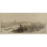 Property of a deceased estate - William Lionel Wyllie (1851-1931) - 'THE CITY OF LONDON' -