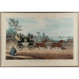 Property of a deceased estate - Charles Hunt (engraver) - 'THE RED ROVER, SOUTHAMPTON COACH' -