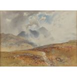 Property of a deceased estate - Arthur Tucker (1864-1929) - LAKE DISTRICT VIEW - watercolour, 6.9 by