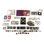 Property of a gentleman - a quantity of assorted coins, mostly British (see illustration).