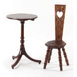 Property of a gentleman - an early 19th century mahogany circular tilt-top occasional table with