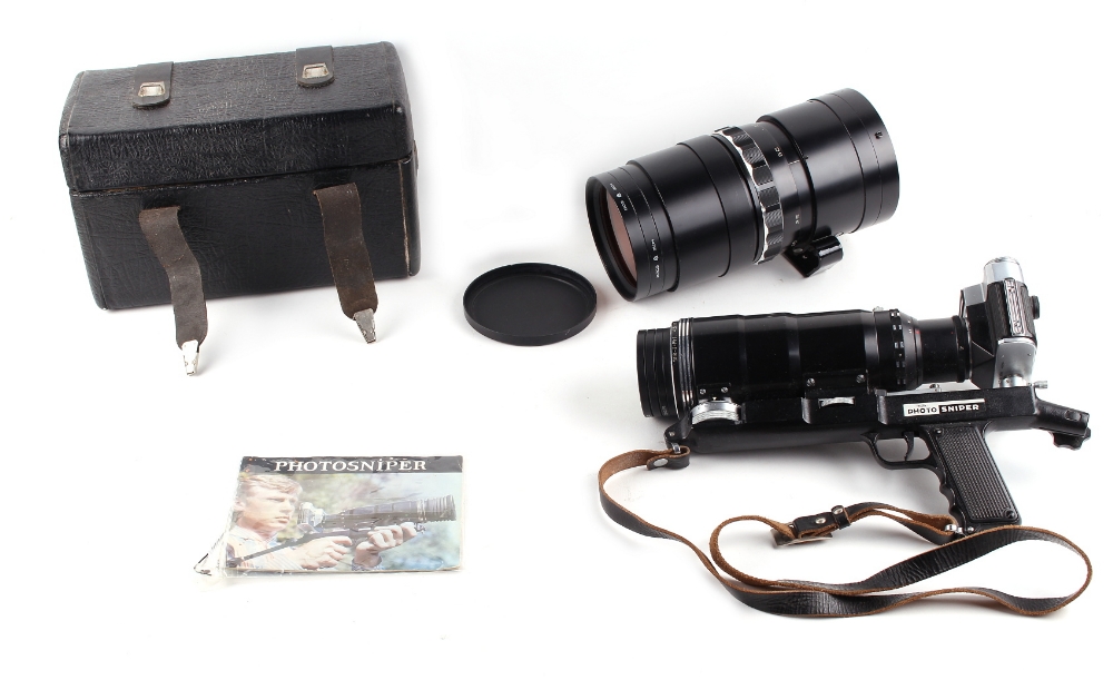 Property of a gentleman - a ZENIT-ES 35mm camera with Photosniper attachment & manual; together with