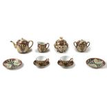 Property of a lady - an early 20th century Japanese Noritake ten piece honeymoon tea-set, Maruki