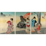 A collection of Japanese woodblock prints - Kokunimasa Utagawa (1874-1944) - Young Prince Genji
