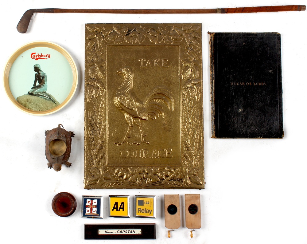 Property of a deceased estate - a quantity of collector's items including an early 20th century J.