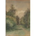 Property of a gentleman - Alfred T. Newby (fl.1885-1890) - FIGURES IN WOODLAND CLEARING -