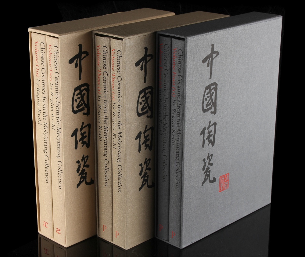 KRAHL, Regina - 'Chinese Ceramics from the Meiyintang Collection' - volumes one to four (6 volumes),