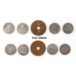 Property of a gentleman - coins - Indo-Chine (French Indo China) - silver ten cents, 1913 (x1) and