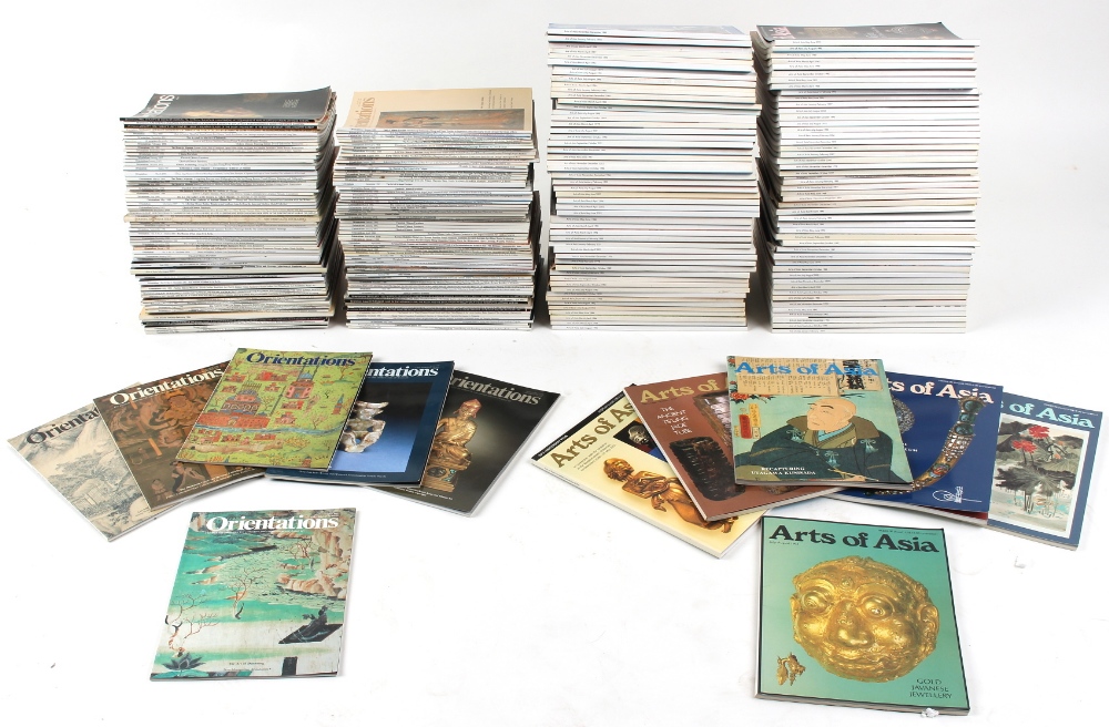 A large quantity of 'Arts of Asia' and 'Orientations' magazines (approximately 248) (see