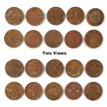 Property of a gentleman - coins - China - copper, late 19th / early 20th century (x10) (10 in