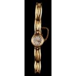 Property of a deceased estate - a lady's Rotary 9ct gold cased wristwatch on 9ct gold bracelet