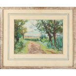 ARR - Property of a deceased estate - Paul Lucien Maze (1887-1979) - LANDSCAPE - pastel, 6.7 by 9.