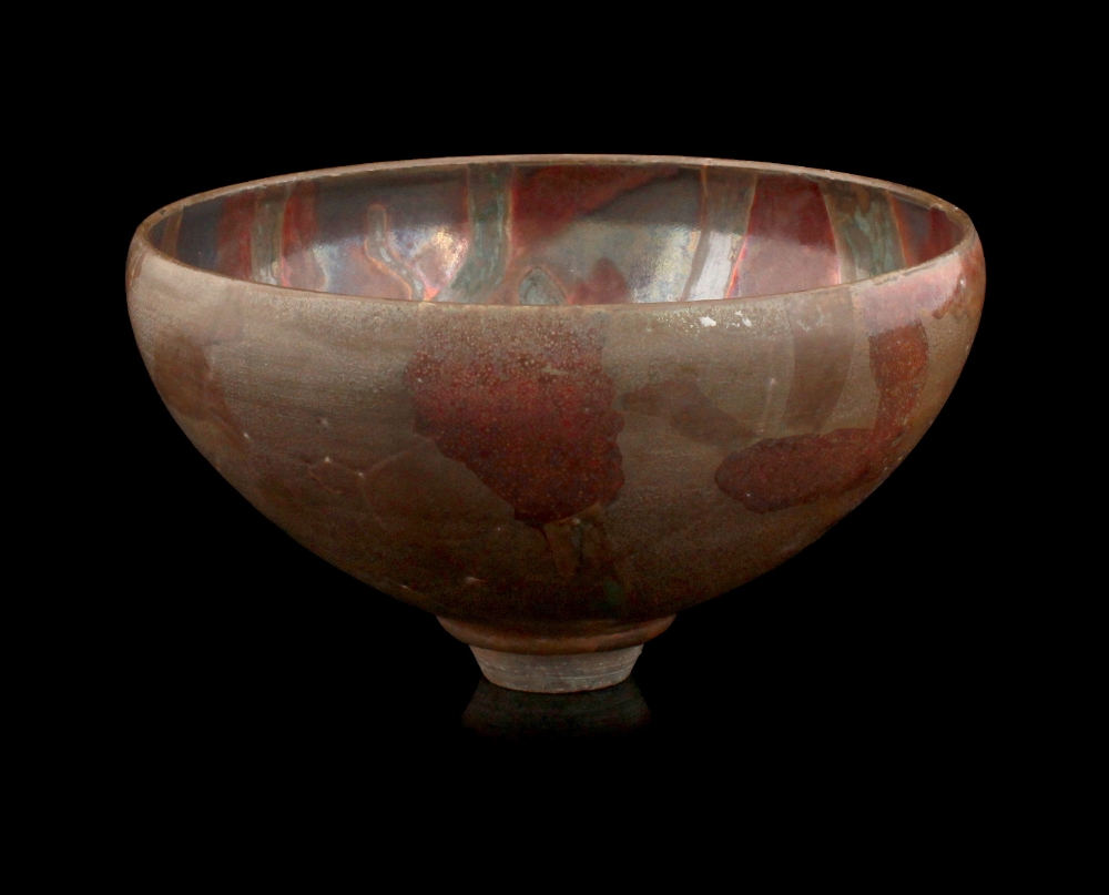 Property of a deceased estate - Sutton Taylor (British, b.1943) - a studio pottery lustre bowl,