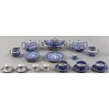 Property of a deceased estate - a quantity of blue & white china, mostly 'Spode's Italian' pattern