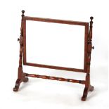 Property of a deceased estate - an early 19th century George IV mahogany rectangular swing-frame