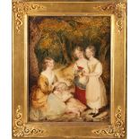 Property of a gentleman - Alfred Edward Challon (1780-1860), attributed to - FOUR CHILDREN ON