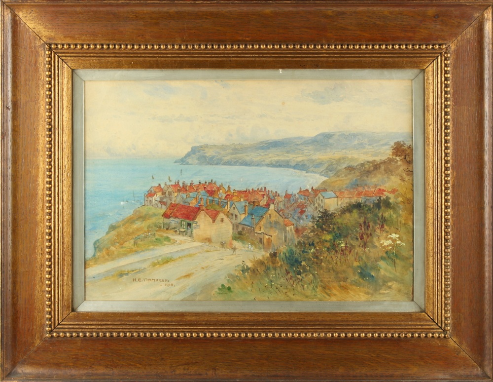 Property of a gentleman - Henry Edward Tidmarsh (1880-1927) - ROBIN HOOD'S BAY - watercolour, 10.