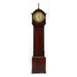 Property of a gentleman - a George III mahogany 8-day striking longcase clock, circa 1790, the