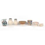 Property of a lady - seven modern pottery items, including three 1960's Poole Pottery items (7) (see