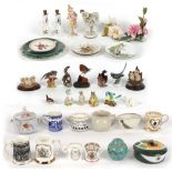 Property of a lady - a quantity of assorted ceramics including three Beswick Beatrix Potter