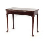 Property of a deceased estate - a mid 18th century George II / III mahogany rectangular topped