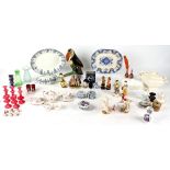 Property of a gentleman - a quantity of assorted ceramics & glass including a pair of Goebel