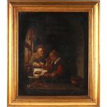 Property of a lady - after Frans van Mieris the Elder, 18th / 19th century - AN ELDERLY COUPLE