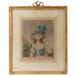 Property of a gentleman - Sidney E. Wilson after Thomas Gainsborough - 'LADY SHEFFIELD' - mezzotint,