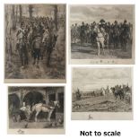 Property of a gentleman - Achille Jacquet after Meissonier - THE GUIDE - etching, published by