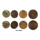 Property of a gentleman - coins - a group of four jetons including a 16th century Nuremberg