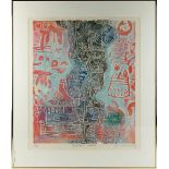 Shoichi Hasegawa (b.1929) - 'Symphonie matinale' - etching in colours, limited edition, 23.25 by
