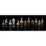 A private collection of Chinese ceramics & works of art - a collection of eleven miniature Chinese