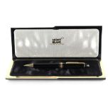 Property of a gentleman - a Montblanc Meisterstuck No.161 black ballpoint pen, in original box (