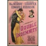 Property of a gentleman - a collection of film posters & ephemera - 'Double Indemnity' (1944) - U.S.