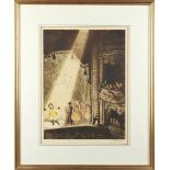 Property of a lady - Dame Laura Knight DBE RA RWS RA (1877-1970) - 'PANTOMIME' (1926) - etching in