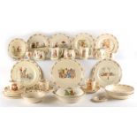 Property of a lady - a collection of thirty-two Royal Doulton 'Bunnykins' ceramics, all signed