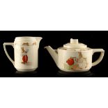 Property of a lady - an Art Deco Royal Doulton 'Bunnykins' teapot, signed Barbara Vernon,