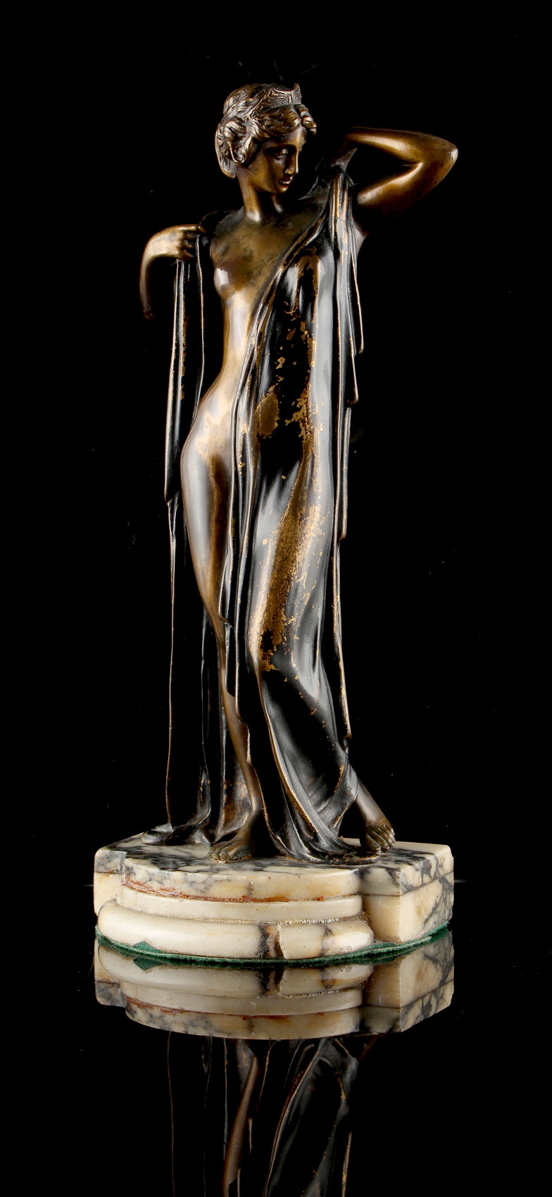 Property of a gentleman - Ernst Segar (German, 1868-1939) - an Art Deco patinated bronze figure of a