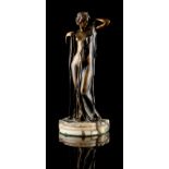 Property of a gentleman - Ernst Segar (German, 1868-1939) - an Art Deco patinated bronze figure of a