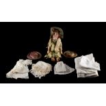 Property of a lady - a French Lanternier & Cie Limoges bisque headed doll, circa 1915-24, with