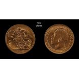 Property of a deceased estate - gold coin - a 1912 George V gold full sovereign, in Spink & Son Ltd.