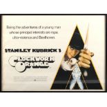 Property of a gentleman - a collection of film posters & ephemera - 'A Clockwork Orange' (1971) -