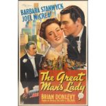 Property of a gentleman - a collection of film posters & ephemera - 'The Great Man's Lady' (