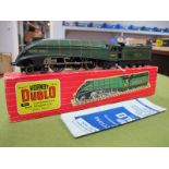 A Hornby Dublo No. 2211 Two Rail 4-6-2 A4 'Golden Fleece', overall very good. Boxed with
