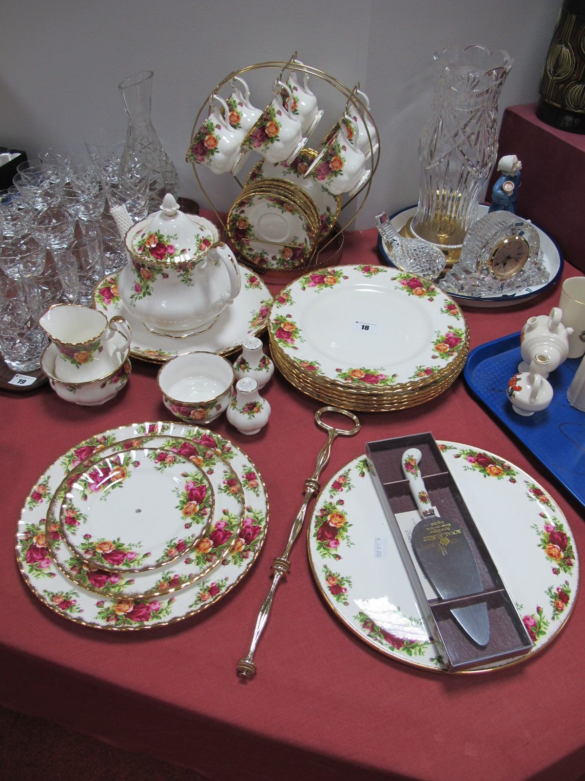 Royal Albert 'Old Country Roses' Table Ware of Approximately 30 Pieces, all first quality comprising