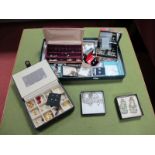 A Collection of Assorted Earrings, including hallmarked silver, "925", etc:- One Box