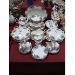 Royal Albert 'Moonlight Rose' Dinner Ware of Approximately 48 Pieces, all first quality comprising