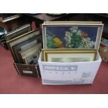 Prints, pastel, decoupage, etc:- Two Boxes